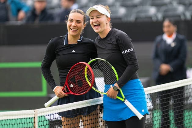 Elena Gabriela Ruse before the match with Barbora Krejcikova, Tennis, Libema Open 2026, WTA Masters 250, 12 06 2026, Rosmalen Grass Court Championships, Centre Court, Tennis, Libema Open 2026, WTA Masters 250, 12 06 2026, Rosmalen Grass Court Championships, Centre Court Rosmalen, s Hertogenbosch North Brabant Netherlands Copyright: xkolbert-press MarkusxVerwimpx