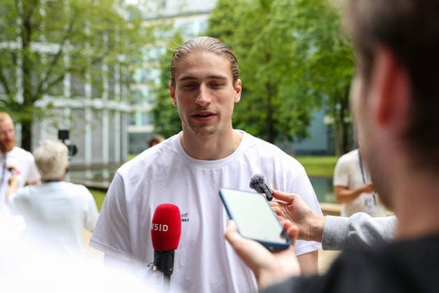 12 06 2026, xgox, Handball EHF Champions League Media Day and final training emspor, v l Juri Knorr Aalborg, 21 Koeln