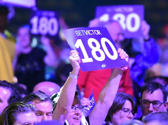 12 06 2026, xhbx, Dart World Cup of Darts 2026, v l Dart Fans, Spectators, Mood, Disguise, Costumes, Shield 180 DFL DFB REGULATIONS PROHIBIT ANY USE OF PHOTOGRAPHS as IMAGE SEQUENCES and or QUASI VIDEO Frankfurt