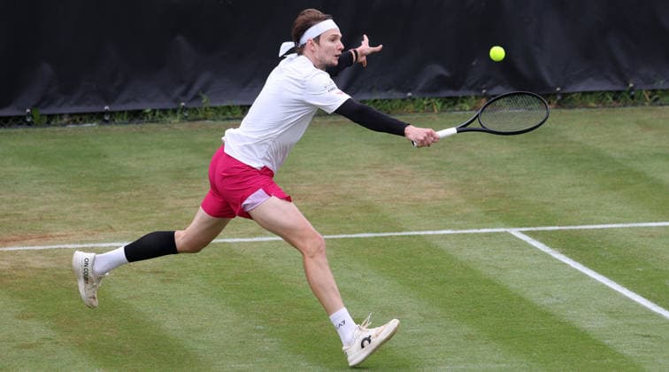 Stuttgart , Tennis , BOSS Open , Alexander Bublik KAZ