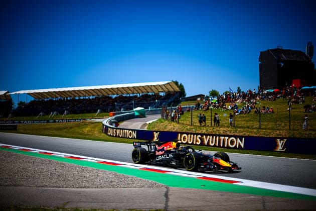 IPA85611871 - 03 Max Verstappen (NED), Oracle Red Bull Racing RB22, Red Bull-Ford, during the Barcelona-Catalunya Grand Prix, Barcelona, June 11–14, 2026, Montmeló, 2026 Formula 1 World Championship, WM, Weltmeisterschaft  Copyright: xFedericoxBasile IPAxSportx xx 85611871