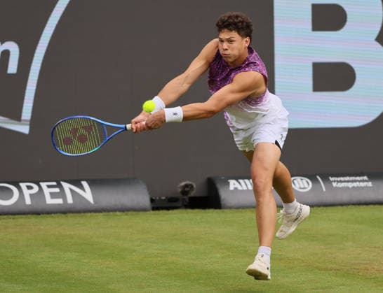 12 06 2026, Boss Open 2026, ATP Tour 250 Stuttgart, TTC Weissenhof, Tennis, Sport, in the picture Ben Shelton USA