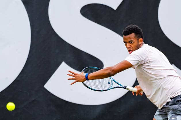 Stuttgart, GERMANY - June 12: Giovanni Mpetshi Perricard (FRA) during the Singles Match between Giovanni Mpetshi Perricard (FRA) vs. Alexander Bublik (KAZ) at BOSS OPEN 2026, Tennisanlage Weissenhof on June 12, 2026 in Stuttgart, Germany. Baden-Württemberg Germany Copyright: xTimoxSteinx