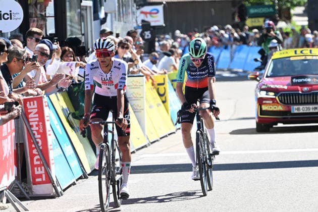 12-06-2026 Tour Auvergne - Rhone Alpes; Tappa 06 Saint Vulbas - Crest Voland; 2026, Uae Emirates - Xrg; 2026, Decathlon - Cma Cgm; Del Toro Romero, Isaac; Seixas, Paul; Crest Voland; 