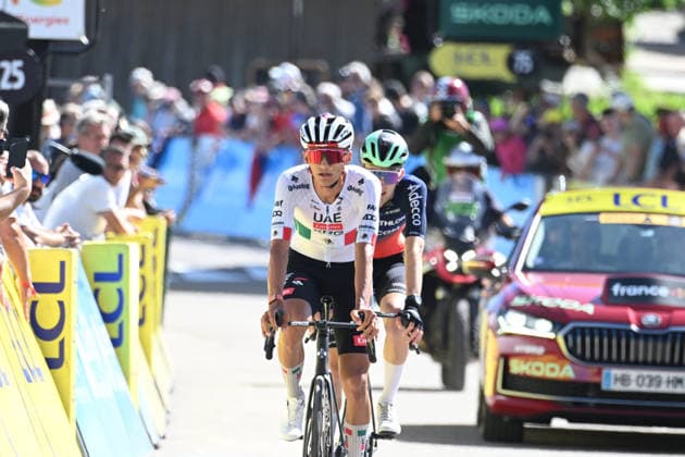 12-06-2026 Tour Auvergne - Rhone Alpes; Tappa 06 Saint Vulbas - Crest Voland; 2026, Uae Emirates - Xrg; 2026, Decathlon - Cma Cgm; Del Toro Romero, Isaac; Seixas, Paul; Crest Voland; 