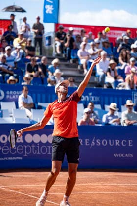 TENNIS : Open Sopra Steria - Lyon Villeurbanne 12 06 2026 Le colombien Daniel Elahi GALAN affronte le belge Kimmer COPPEJANS en 1 4 de finale du tournoi de tennis ATP, Tennis Herren Challenger Tour, Open Sopra Steria Ã Lyon-Villeurbanne, le 12 06 2026. Photo Sandrine Thesillat PsNewZ  Copyright: xSandrinexTHESILLATx