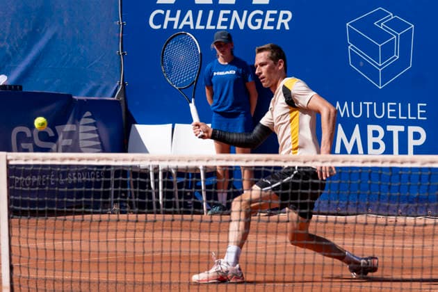TENNIS : Open Sopra Steria - Lyon Villeurbanne 12 06 2026 Le belge Kimmer COPPEJANS affronte Daniel Elahi GALAN en 1 4 de finale du tournoi de tennis ATP, Tennis Herren Challenger Tour, Open Sopra Steria Ã Lyon-Villeurbanne, le 12 06 2026. Photo Sandrine Thesillat PsNewZ  Copyright: xSandrinexTHESILLATx