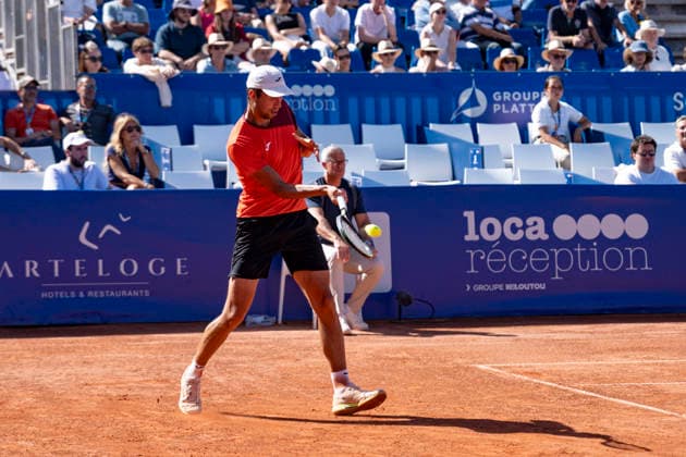 TENNIS : Open Sopra Steria - Lyon Villeurbanne 12 06 2026 Le colombien Daniel Elahi GALAN affronte le belge Kimmer COPPEJANS en 1 4 de finale du tournoi de tennis ATP, Tennis Herren Challenger Tour, Open Sopra Steria Ã Lyon-Villeurbanne, le 12 06 2026. Photo Sandrine Thesillat PsNewZ  Copyright: xSandrinexTHESILLATx