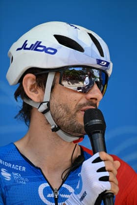 Tour Auvergne - Rhone-Alpes 2026 Stage 6 Guillaume Martin guyonnet FDJ during the 6th stage of the Tour Auvergne-Rhone-Alpes cycling race , 182,3km between Saint-Vulbas and Crest-Voland in the French Alps on June 12, 2026. SAINT VULBASFrance  Copyright: xMouradxAllilix
