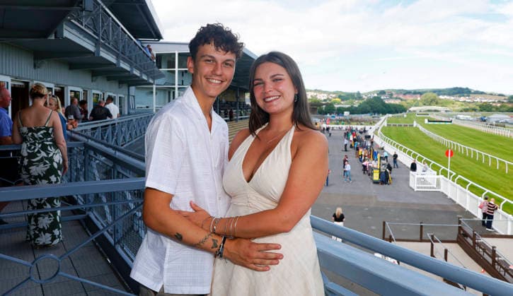 Newton Abbot Races, Newton Abbot, UK - 12 June 2026 Racegoers enjoying racing at Newton Abbot Racecourse, Newton Abbot, Devon, England - Newton Abbot Newton Abbot Racecourse Devon England Copyright: xPhilxMingo PPAUKx PPA-280658