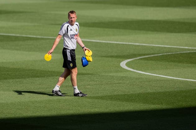 260612 Head coach Graham Potter of the Swedish national football team at a training session during day 2 of the FIFA World Cup 2026 on June 12, 2026 in Dallas Photo Petter Arvidson BILDBYRAN kod PA PA1229 fotboll football soccer fotball vm fotbolls vm fotball vm fotbolls vm 2026 fifa world cup 2026 träning practice training sverige sweden sverige a bbeng  Copyright: PETTERxARVIDSON BB260612PA024