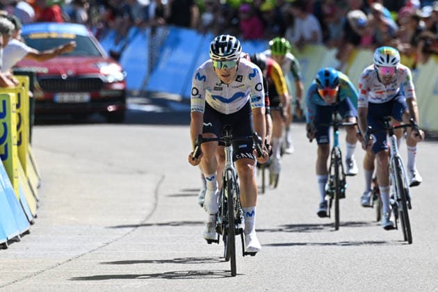 12-06-2026 Tour Auvergne - Rhone Alpes; Tappa 06 Saint Vulbas - Crest Voland; 2026, Movistar; Garcia Pierna, Raul; Crest Voland; 