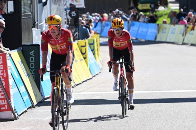 12-06-2026 Tour Auvergne - Rhone Alpes; Tappa 06 Saint Vulbas - Crest Voland; 2026, Uno X - Mobility; Skaarseth Anders, ; Traeen, Torstein; Crest Voland; 