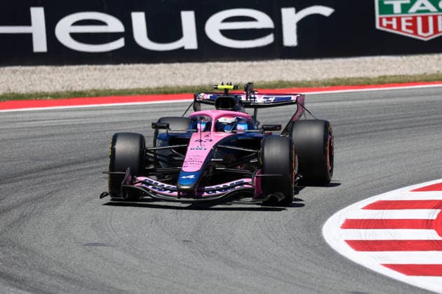 F1 Gran Prix of Catalunya Franco Colapinto of BWT Alpine Formula 1 on track during practice ahead of the F1 Grand Prix of Catalunya at Montemelo Circuit on June 12, 2026 in Barcelona, Spain. Barcelona Circuit de Catalunya Spain Copyright: xMarcoxCanonierox