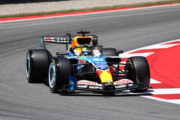 F1 Gran Prix of Catalunya Arvid Lindblad of Visa Cash App Racing Bulls F1 Team on track during practice ahead of the F1 Grand Prix of Catalunya at Montemelo Circuit on June 12, 2026 in Barcelona, Spain. Barcelona Circuit de Catalunya Spain Copyright: xMarcoxCanonierox