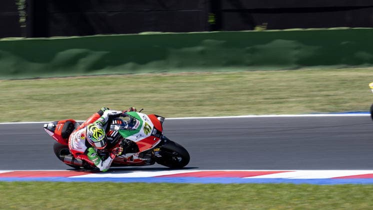 IPA85614214 - No. 47 Axel Bassani (ITA) Bimota KB998 Rimini - Bimota by Kawasaki Racing Team during the Pirelli Emilia Romagna Round, World Superbike (SBK) race in Italy, June 12, 2026  Copyright: xOttoxMoretti IPAxSportx xx 85614214