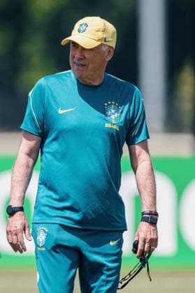 Treino da Seleção Brasileira NOVA JERSEY, NJ - 12.06.2026: TREINO DA SELEcaO BRASILEIRA - The coach of the Brazilian national team, Nationalteam Carlo Ancelotti, during a training session at the New York Red Bulls training center in Morristown, New Jersey, United States. The Brazilian team faces Morocco tomorrow in the first round of Group C of the 2026 FIFA World Cup, WM, Weltmeisterschaft, Fussball (Photo: Marcelo Machado de Melo Fotoarena) x2960548x  MarceloxMachadoxdexMelo