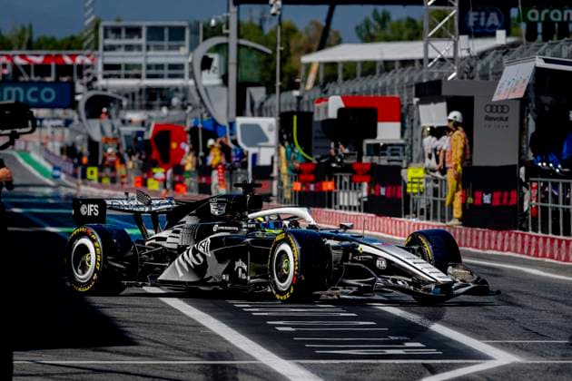 BARCELONA Formula 1 driver Sergio Pï¿½rez of Cadillac Formula 1 Team during the Formula 1 Spain Catalonia at the Circuit de Barcelona Catalunya on June 12, 2026 in Barcelona, Spain Photo by DeFodi Images