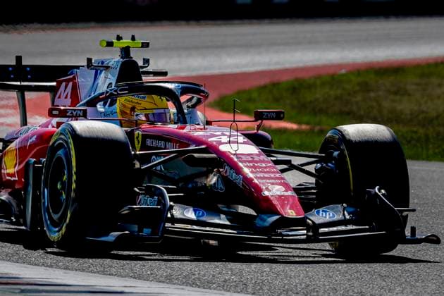 BARCELONA Formula 1 driver Lewis Hamilton of Scuderia Ferrari HP during the Formula 1 Spain Catalonia at the Circuit de Barcelona Catalunya on June 12, 2026 in Barcelona, Spain Photo by DeFodi Images