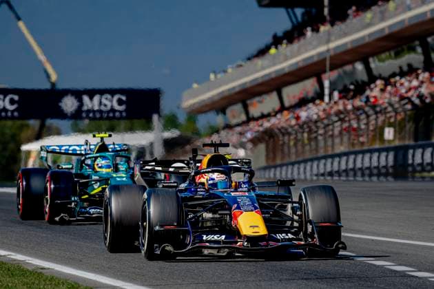 BARCELONA Formula 1 driver Max Verstappen of Oracle Red Bull Racing during the Formula 1 Spain Catalonia at the Circuit de Barcelona Catalunya on June 12, 2026 in Barcelona, Spain Photo by DeFodi Images