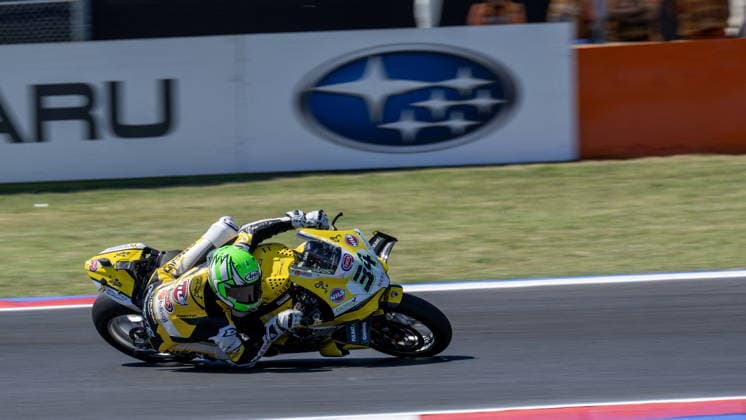 MOTORSPORTS - Superbike - Pirelli Emilia Romagna Round Photo by IPA ABACAPRESS.COM85614201 - No. 34 Lorenzo Baldassarri (ITA) on a Ducati Panigale V4R for Team Goeleven during the Pirelli Emilia Romagna Round of the World Superbike (SBK) championship in Italy, June 12, 2026 Italy Italy  Copyright: xIPAxSport ABACAx