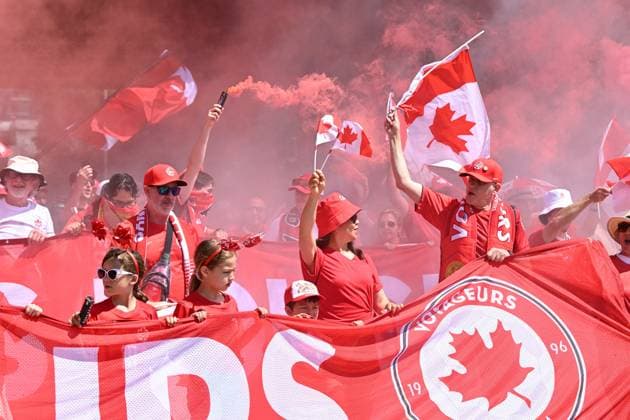 Football, FIFA World Cup 2026, fan parade before the match between Canada and Bosnia-Herzegovina