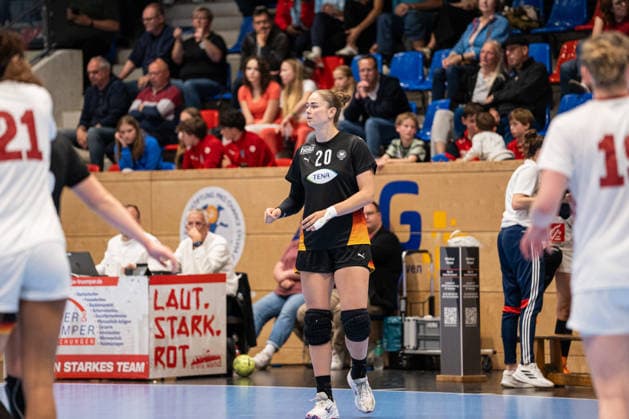 U20 Women National Team Germany GER vs U20 Women National Team France FRA , Handball, Four Nations Tournament, 12 6 2026, Season 2025 2026, Hannover Marlene Tucholke Germany U20 Women, 20, plays for HC Leipzig at Spielaufbau Hannover Sportzentrum Vinnhorst Germany