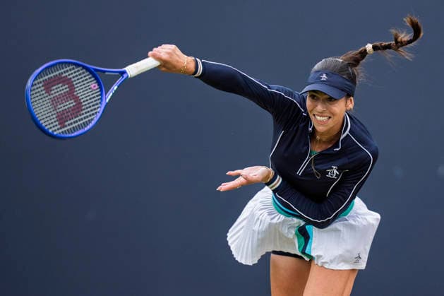 2026-06-12 - Libema Open 2026 , - JUNE 12: Ajla Tomljanovic of Australia during the Libema Open 2026 at the Autotron on June 12, 2026 in Rosmalen, Netherlands Content not available for redistribution in The Netherlands directly or indirectly through any third parties. Copyright: xEwoutxPahudxdexMortangesx