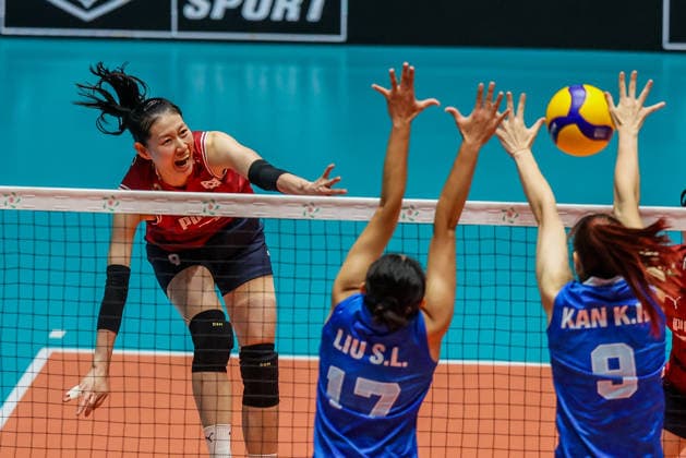 Volleyball, Women, AVC Nations Cup, Chinese Taipei - South Korea