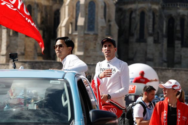 24 HEURES DU MANS 2026 - DRIVERS PARADE BUEMI SÃ bastien (swi), Toyota Racing, Toyota TR010 Hybrid 08, Hypercar, portrait, during the Drivers Parade of the 24 Hours of Le Mans 2026, 3rd round of the 2026 FIA World Endurance Championship, on June 12, 2026 in Le Mans, France - Le MansFrance  Copyright: xFREDERICxLExFLOCxHx