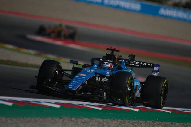 F1 Grand Prix of Barcelona-Catalunya - Practice Alexander Albon of Thailand driving the (23) Atlassian Williams F1 Team FW48 Mercedes on track during the practice ahead of the F1 Grand Prix of Barcelona-Catalunya at Circuit de Barcelona-Catalunya on June 12, 2026, in Barcelona, Spain. Barcelona Circuit de Barcelona-Catalunya Catalunya Spain RL_F1GPBCN_2K26_000229 Copyright: xRicardoxLarreinax