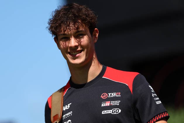 F1 Gran Prix of Spain Oliver Bearman of TGR Haas F1 Team looks on in the Paddock during free practice 2 ahead of the F1 Grand Prix of Catalunya at Montemelo Circuit on June 12, 2026 in Barcelona, Spain. Barcelona Circuit de Catalunya Spain Copyright: xMarcoxCanonierox