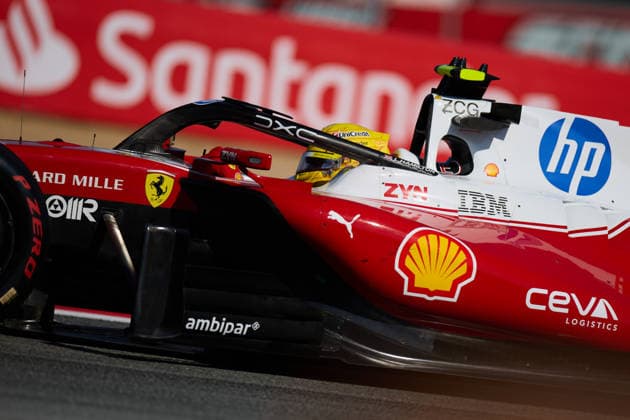 F1 Grand Prix of Barcelona-Catalunya - Practice Lewis Hamilton of Great Britain driving the (44) Scuderia Ferrari HP SF-26 on track during the practice ahead of the F1 Grand Prix of Barcelona-Catalunya at Circuit de Barcelona-Catalunya on June 12, 2026, in Barcelona, Spain. Barcelona Circuit de Barcelona-Catalunya Catalunya Spain RL_F1GPBCN_2K26_000313 Copyright: xRicardoxLarreinax