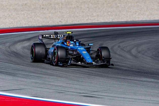 RECORD DATE NOT STATED 12th June 2026: Circuit de Barcelona-Catalunya, Barcelona, Spain; Formula One Barcelona Catalunya Grand Prix, Free Practice Day; Carlos Sainz Jr (55) of Spain and Atlassian Williams F1 Team during free practice 2 StephenxBlackberry