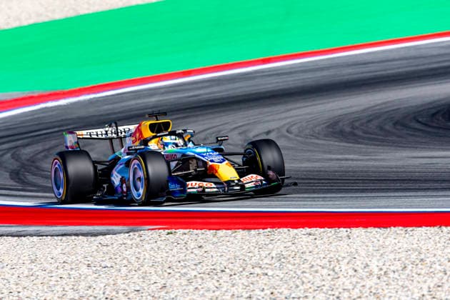 RECORD DATE NOT STATED 12th June 2026: Circuit de Barcelona-Catalunya, Barcelona, Spain; Formula One Barcelona Catalunya Grand Prix, Free Practice Day; Arvid Lindblad (41) of Great Britain and Visa Cash App Racing Bulls Formula One Team during free practice 2 StephenxBlackberry