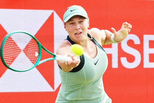 TENNIS - WTA, Tennis Damen Queen s Club LONDON,ENGLAND,12.JUN.26 - TENNIS - WTA Tour, HSBC Championships. Image shows Amanda Anisimova (USA).  GEPAxpictures xAlanxGrieves