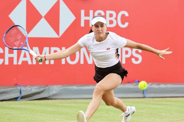 TENNIS - WTA, Tennis Damen Queen s Club LONDON,ENGLAND,12.JUN.26 - TENNIS - WTA Tour, HSBC Championships. Image shows Kamilla Rakhimova (RUS).  GEPAxpictures xAlanxGrieves