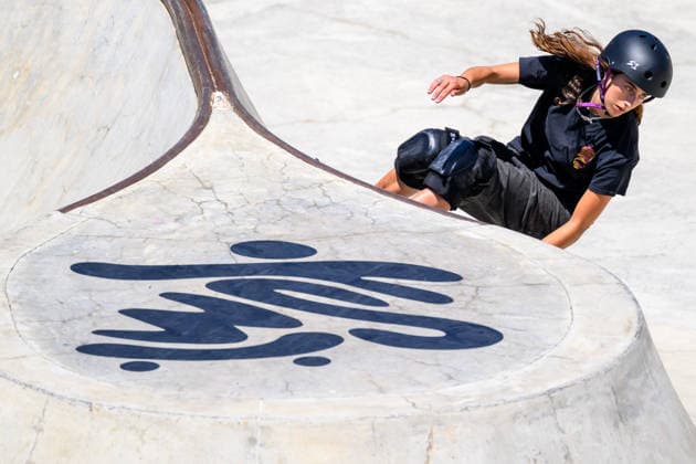 Minna Stess of United States of America competes in the quarter finals of the women s park skateboard World Cup at Ostia Park in Rome (Italy), June 12, 2026. andreaxstaccioli