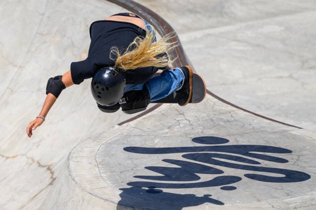 Heili Sirvio of Finland competes in the quarter finals of the women s park skateboard World Cup at Ostia Park in Rome (Italy), June 12, 2026. andreaxstaccioli