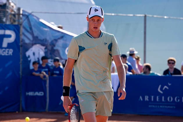 TENNIS : Open Sopra Steria - Lyon Villeurbanne 12 06 2026 FÃ lix Balshaw affronte ClÃ ment Tabur lors du tournoi de tennis ATP, Tennis Herren Challenger Tour, Open Sopra Steria Ã Lyon-Villeurbanne, le 12 06 2026. Photo Sandrine Thesillat PsNewZ  Copyright: xSandrinexTHESILLATx