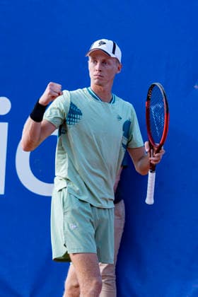 TENNIS : Open Sopra Steria - Lyon Villeurbanne 12 06 2026 FÃ lix Balshaw affronte ClÃ ment Tabur lors du tournoi de tennis ATP, Tennis Herren Challenger Tour, Open Sopra Steria Ã Lyon-Villeurbanne, le 12 06 2026. Photo Sandrine Thesillat PsNewZ  Copyright: xSandrinexTHESILLATx