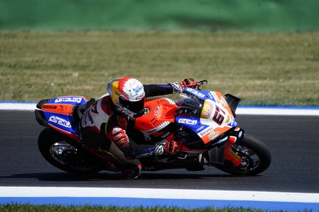 Foto Costanza Benvenuti LaPresse 12.06.2026 - Motociclismo-2026-Motul FIM Superbike World Championship, WM, Weltmeisterschaft Round 07-Pirelli Emilia-Romagna Round-Misano World Circuit Marco Simoncelli - FP1-FP2 nella foto: ALBERTO SURRA - DUCATI- MOTOCORSA RACING Photo Costanza Benvenuti LaPresse 2026 12 June Sport-Motorcycling - 2026 - Motul FIM Superbike World Championship-Round 07-Pirelli Emilia-Romagna Round-Misano World Circuit Marco Simoncelli - FP1-FP2 in the photo: ALBERTO SURRA - DUCATI- MOTOCORSA RACING  Copyright: xCostanzaxBenvenutix-xLaPressex