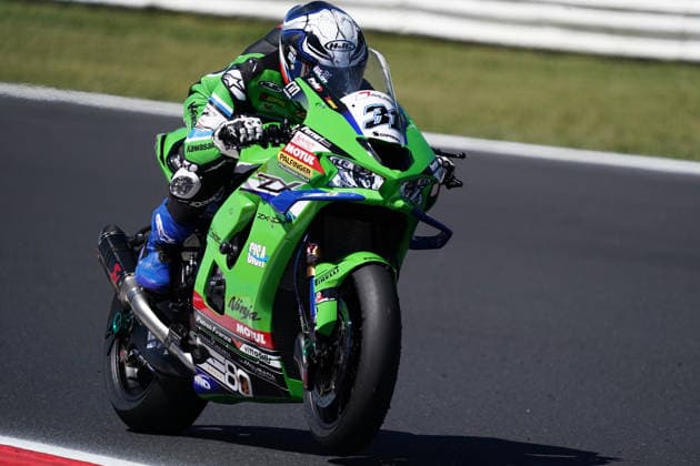 Foto Costanza Benvenuti LaPresse 12.06.2026 - Motociclismo-2026-Motul FIM Superbike World Championship, WM, Weltmeisterschaft Round 07-Pirelli Emilia-Romagna Round-Misano World Circuit Marco Simoncelli - FP1-FP2 nella foto: GARRETT GERLOFF-KAWASAKI Photo Costanza Benvenuti LaPresse 2026 12 June Sport-Motorcycling - 2026 - Motul FIM Superbike World Championship-Round 07-Pirelli Emilia-Romagna Round-Misano World Circuit Marco Simoncelli - FP1-FP2 in the photo: GARRETT GERLOFF-KAWASAKI  Copyright: xCostanzaxBenvenutix-xLaPressex