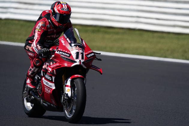 Foto Costanza Benvenuti LaPresse 12.06.2026 - Motociclismo-2026-Motul FIM Superbike World Championship, WM, Weltmeisterschaft Round 07-Pirelli Emilia-Romagna Round-Misano World Circuit Marco Simoncelli - FP1-FP2 nella foto: NICOLO BULEGA-DUCATI ARUBA Photo Costanza Benvenuti LaPresse 2026 12 June Sport-Motorcycling - 2026 - Motul FIM Superbike World Championship-Round 07-Pirelli Emilia-Romagna Round-Misano World Circuit Marco Simoncelli - FP1-FP2 in the photo: NICOLO BULEGA-DUCATI ARUBA  Copyright: xCostanzaxBenvenutix-xLaPressex
