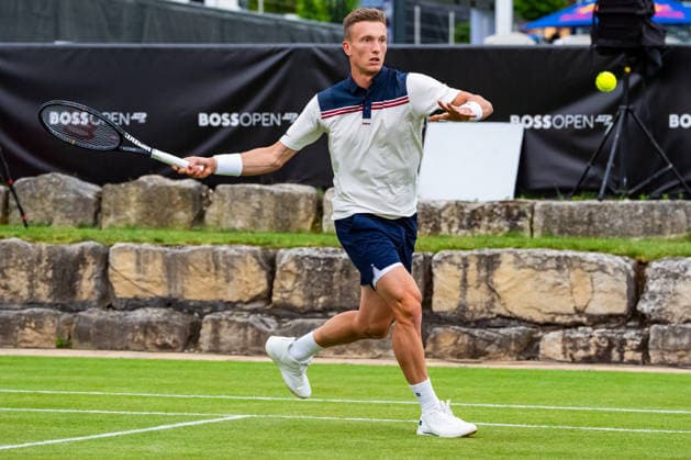 Stuttgart, GERMANY - June 12: Alexander Bublik (KAZ) during the Singles Match between Giovanni Mpetshi Perricard (FRA) vs. Alexander Bublik (KAZ) at BOSS OPEN 2026, Tennisanlage Weissenhof on June 12, 2026 in Stuttgart, Germany. Baden-Württemberg Germany Copyright: xTimoxSteinx
