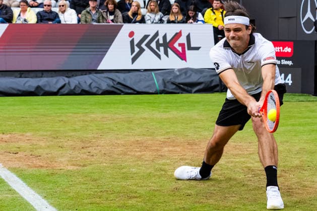 Stuttgart, GERMANY - June 12: Taylor Fritz (USA) during the Singles Match between Mattia Bellucci (ITA) vs. Taylor Fritz (USA) at BOSS OPEN 2026, Tennisanlage Weissenhof on June 12, 2026 in Stuttgart, Germanya Baden-Württemberg Germany Copyright: xTimoxSteinx