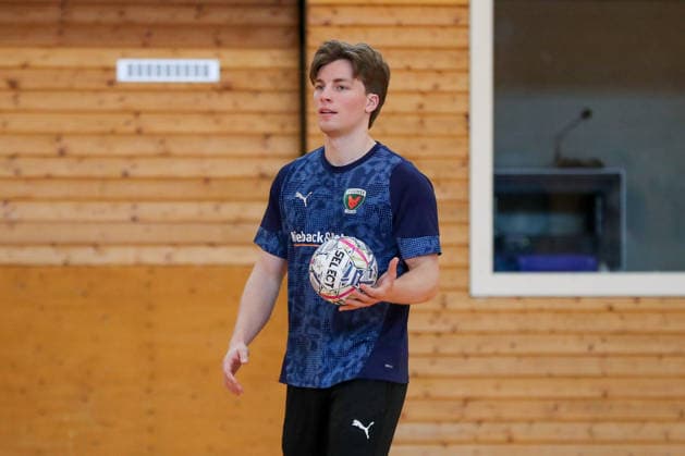 12 06 2026, xgox, Handball EHF Champions League Media Day and final training emspor, v l Nils Lichtlein Berlin, 17 Cologne