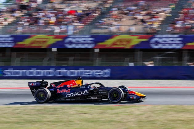 RECORD DATE NOT STATED 12th June 2026: Circuit de Barcelona-Catalunya, Barcelona, Spain; Formula One Barcelona Catalunya Grand Prix, Free Practice Day; Max Verstappen (3) of the Netherlands and Oracle Red Bull Racing ArtxVega