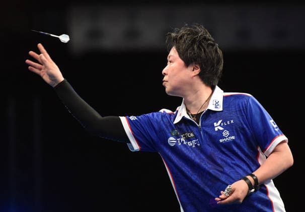 12 06 2026, xhbx, Dart World Cup of Darts 2026, v l Haruki Muramatsu Japan DFL DFB REGULATIONS PROHIBIT ANY USE OF PHOTOGRAPHS as IMAGE SEQUENCES and or QUASI VIDEO Frankfurt