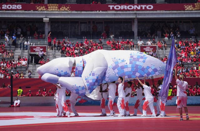 Opening Ceremony 0 during Canada and Bosnia and Herzegovina, Group B FIFA World Cup 2026, Toronto Stadium, Toronto, Canada on June 12, 2026 Thor Wegner DeFodi Images Photo by DeFodi Images